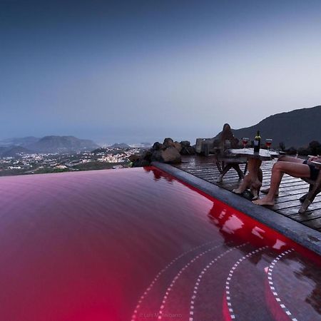 Historic Canarian House, Private Heated Infinity Pool, Bbq, Wifi + Panoramic Ocean Views Arona  Extérieur photo